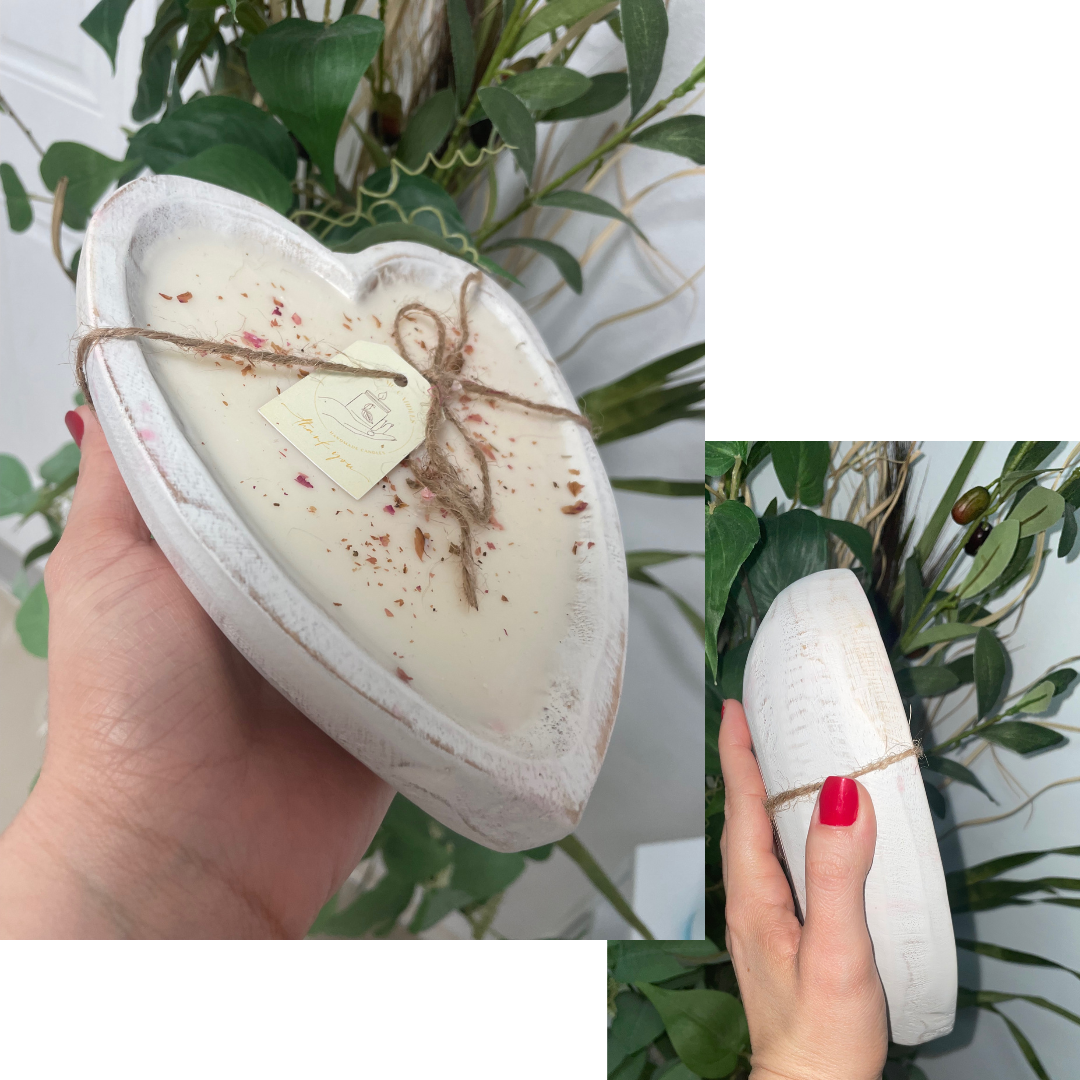 Heart bowl Candle